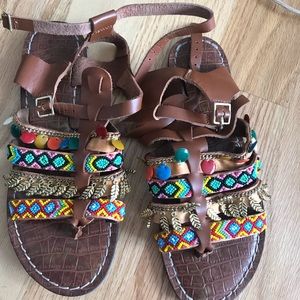 Sam edleman beaded sandals